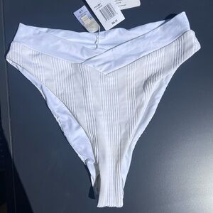 L*Space White Bikini Bottom